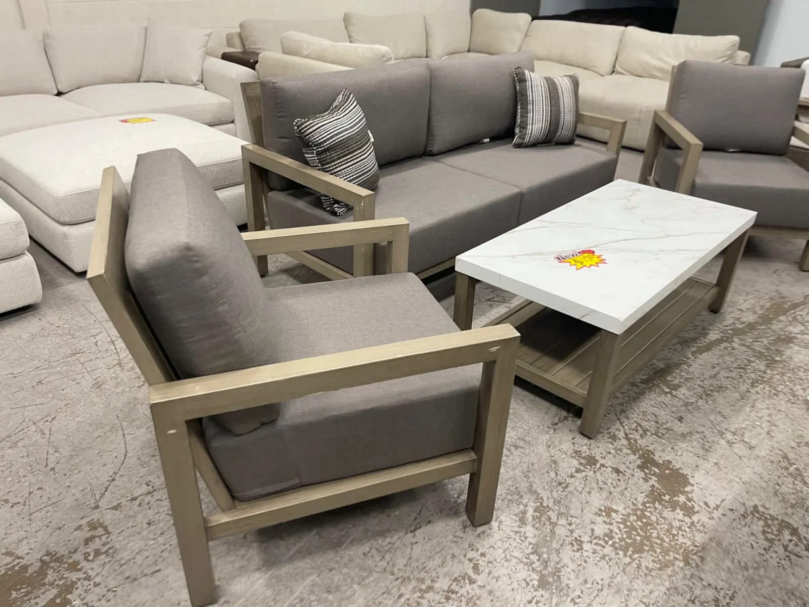 Agio Hollin 4-piece Outdoor Patio Deep Seating Set - Photo 2