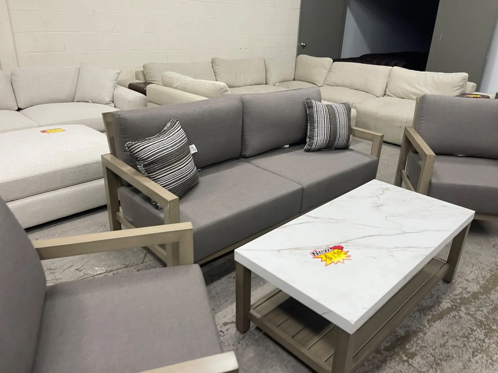 Agio Hollin 4-piece Outdoor Patio Deep Seating Set - Photo 3