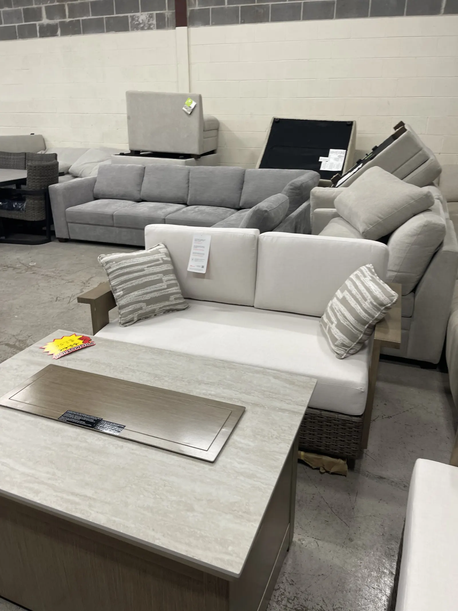 Agio Juniper 5-piece Outdoor Fire Seating Set - Image 8