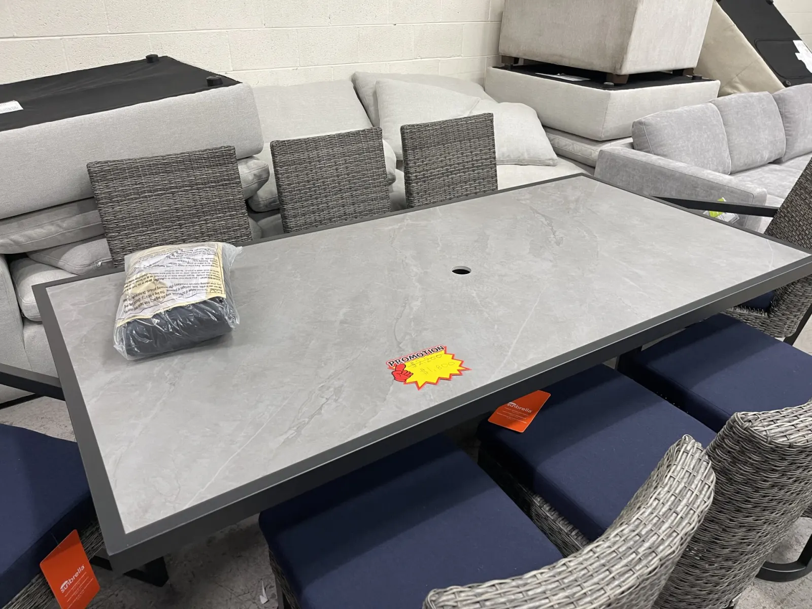 Agio Luna 9-piece Outdoor Patio Dining Set - Image 4