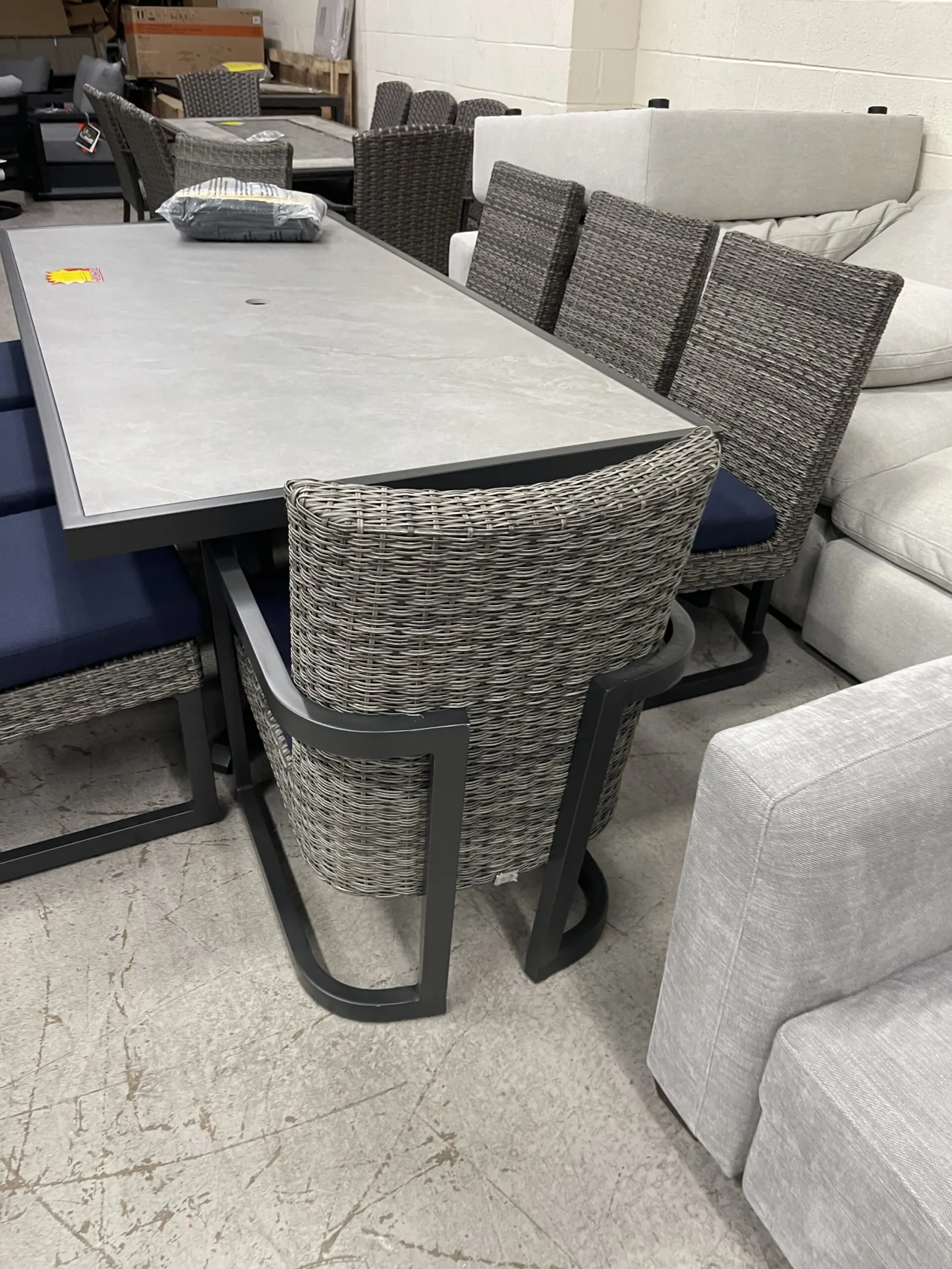 Agio Luna 9-piece Outdoor Patio Dining Set - Image 10
