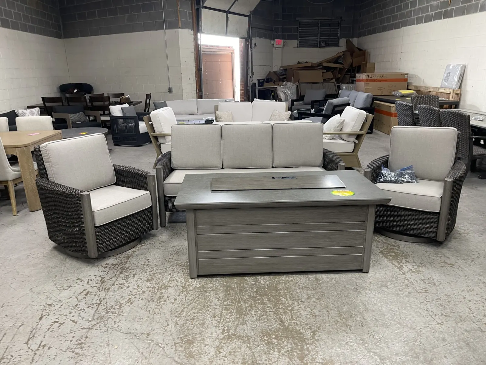 Agio Parkfield 4-piece Outdoor Fire Chat Set