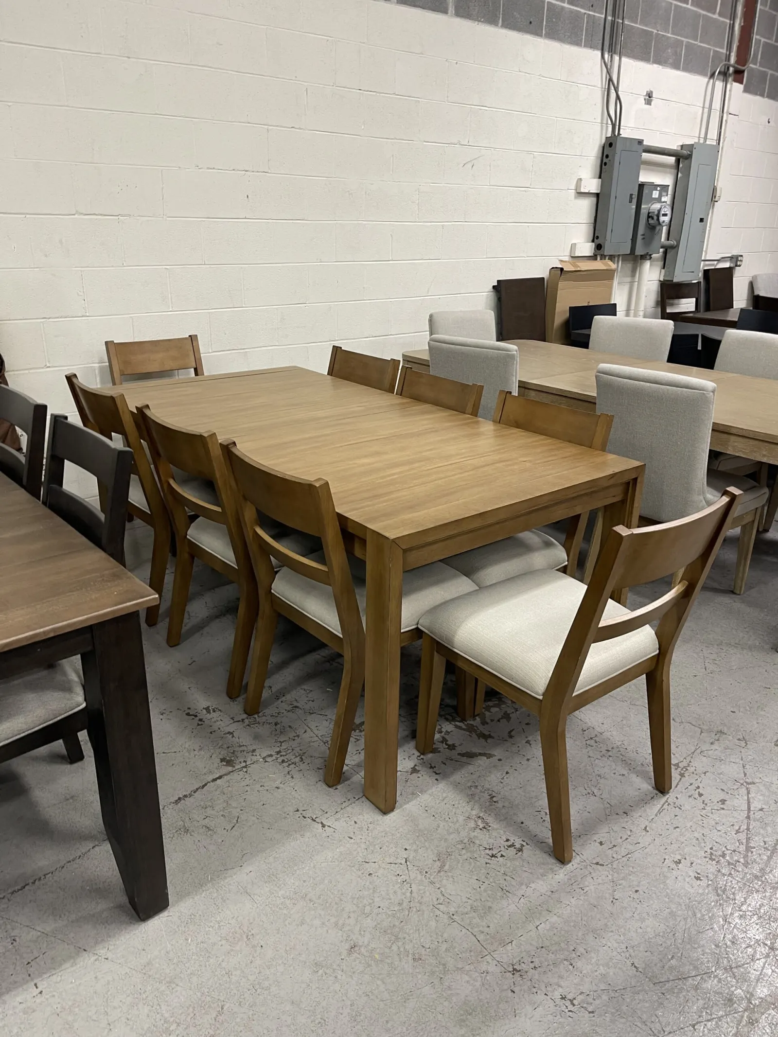 Clayton Dining Table and 8 Chairs