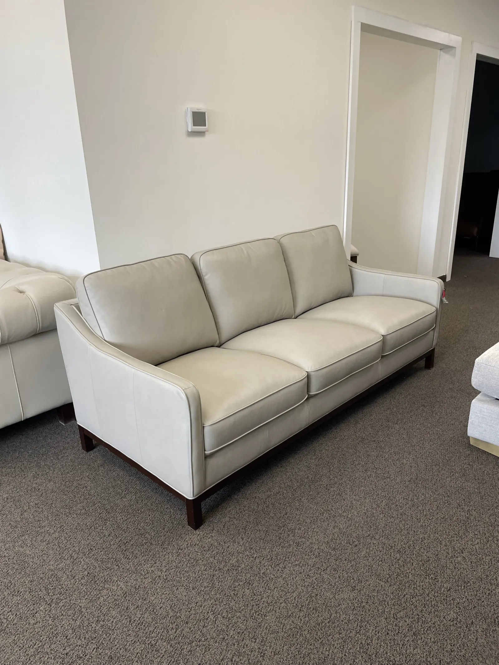 Concise Leather Sofa