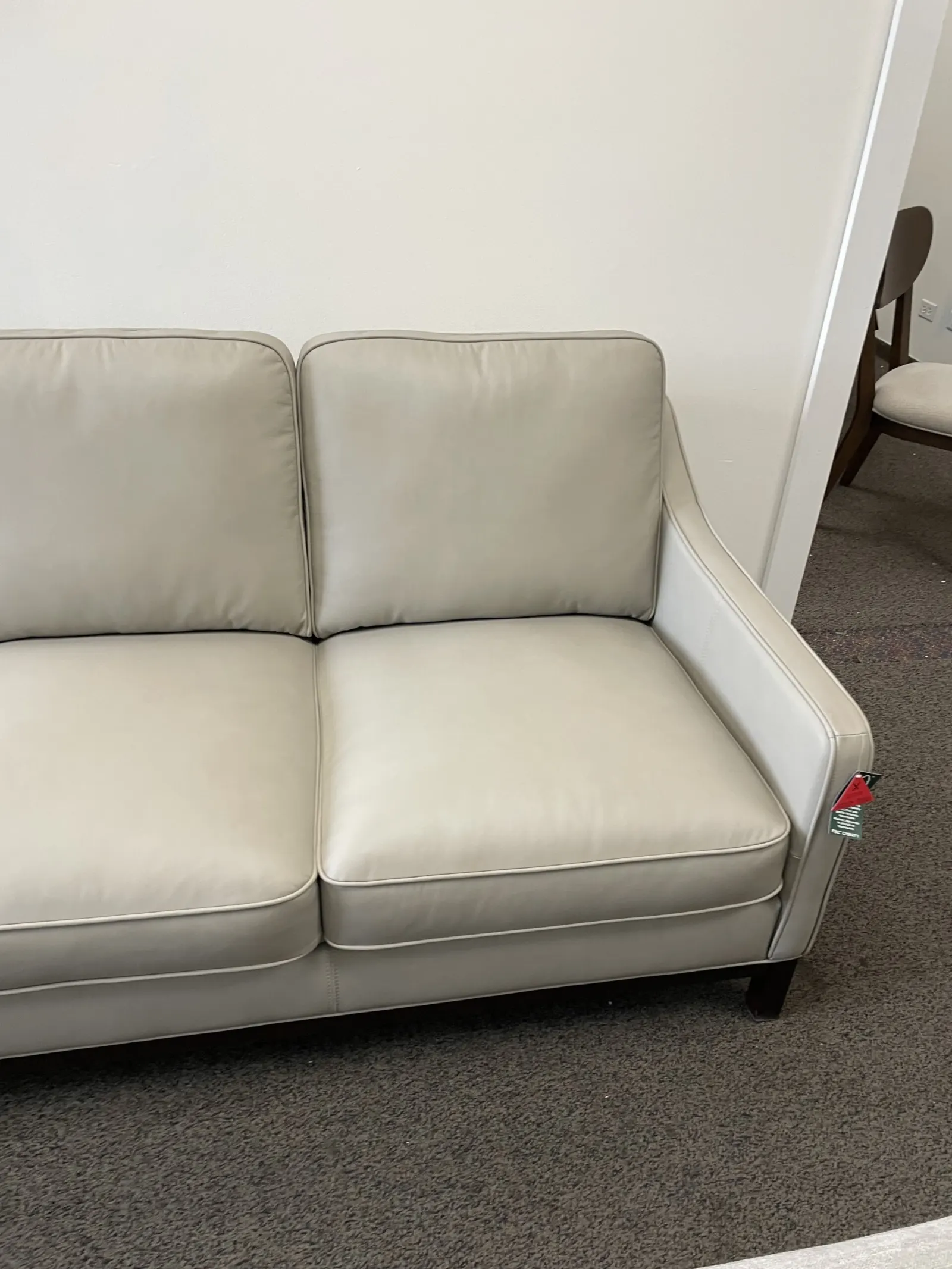 Concise Leather Sofa - Image 5
