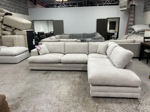 Derry Fabric Sectional - Photo 1
