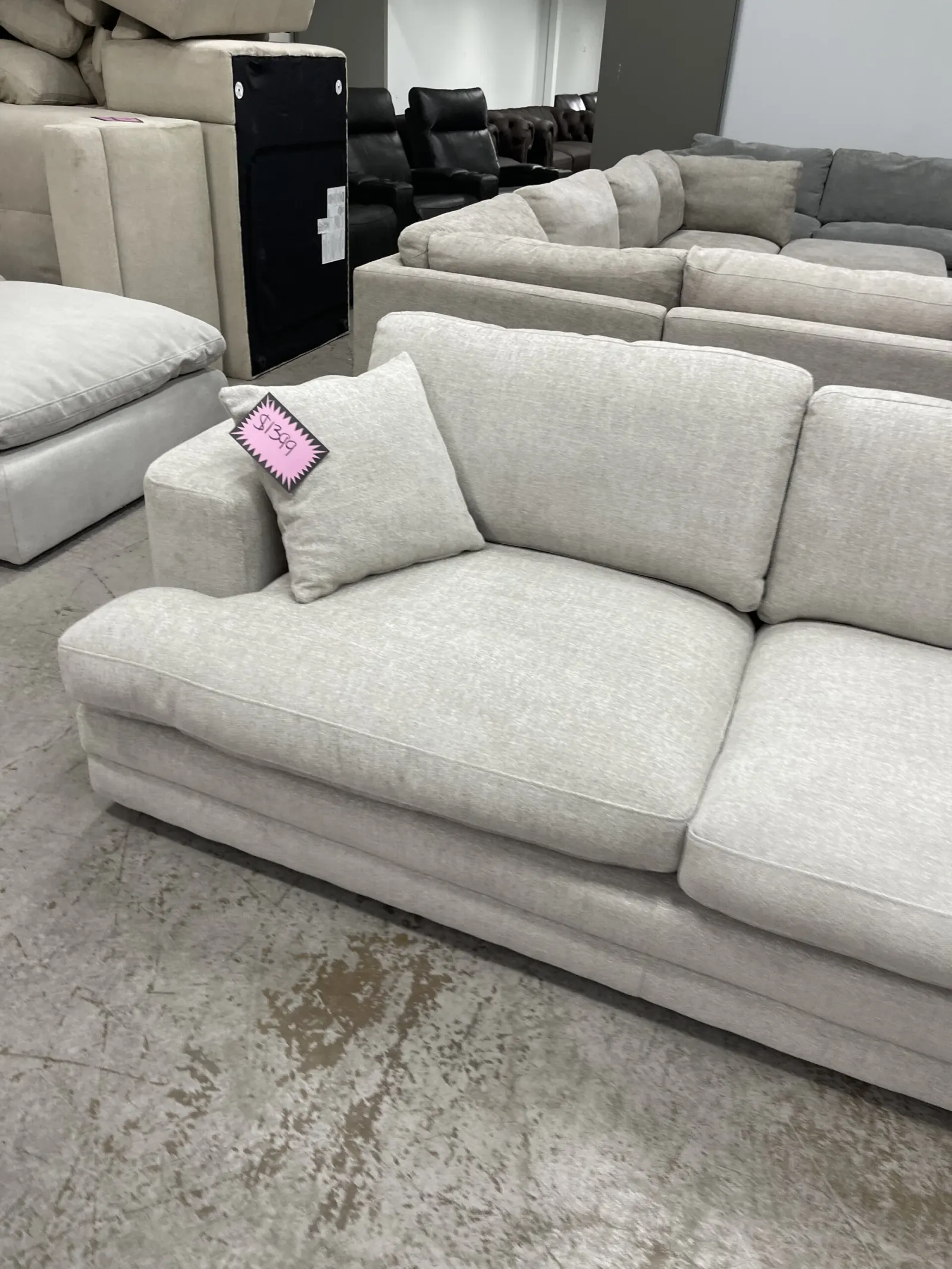 Derry Fabric Sectional - Photo 5