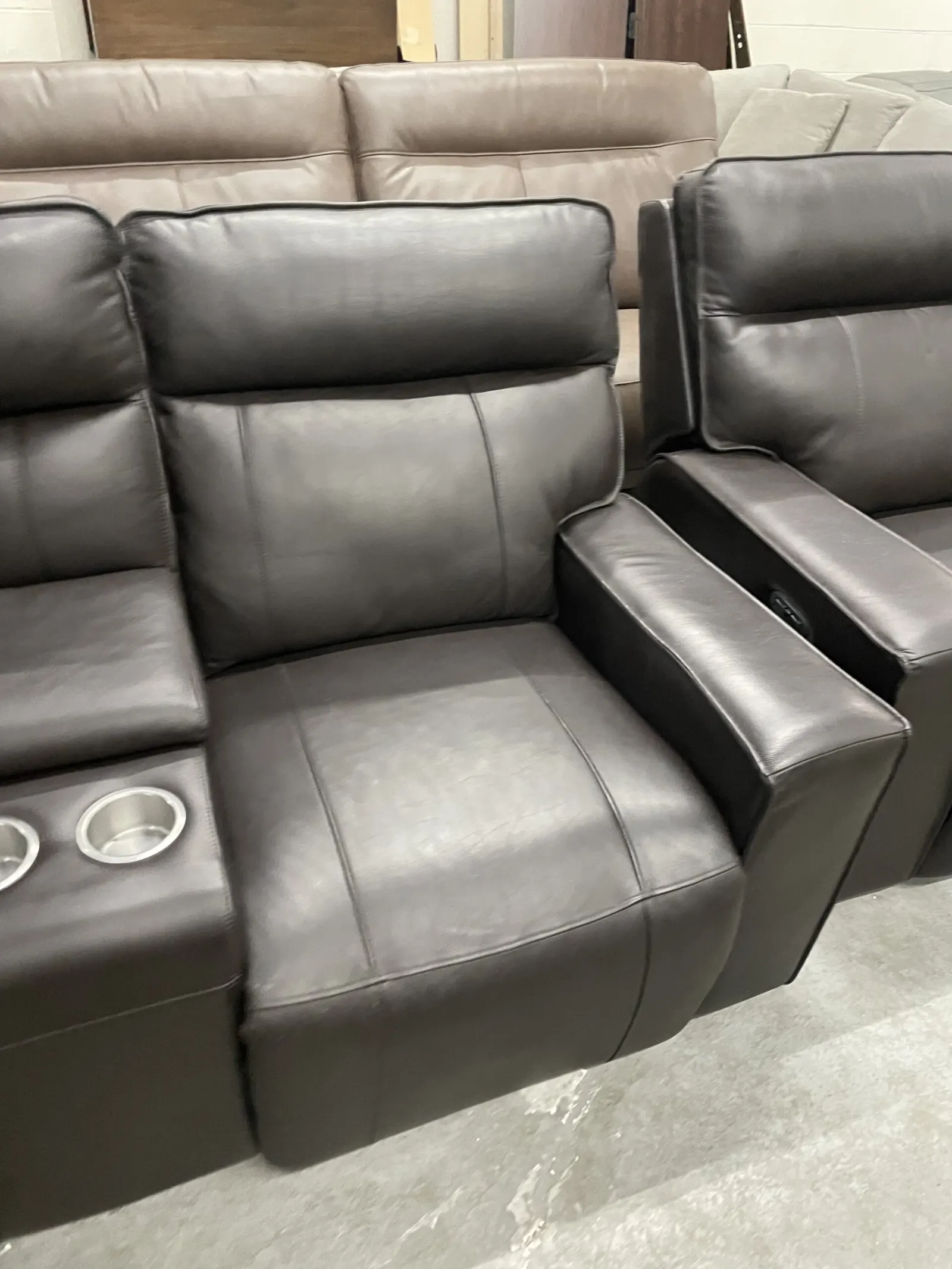 Kellan 3 Piece Leather Power Reclining Set - Image 5