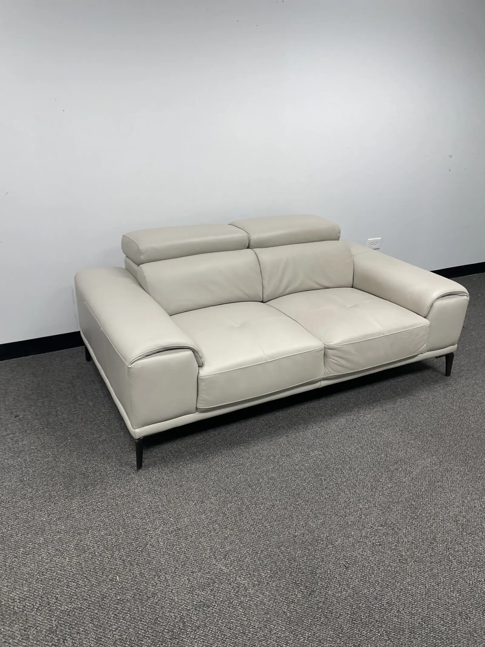 Kimora Top Grain Leather Sofa And Loveseat Set - Image 2