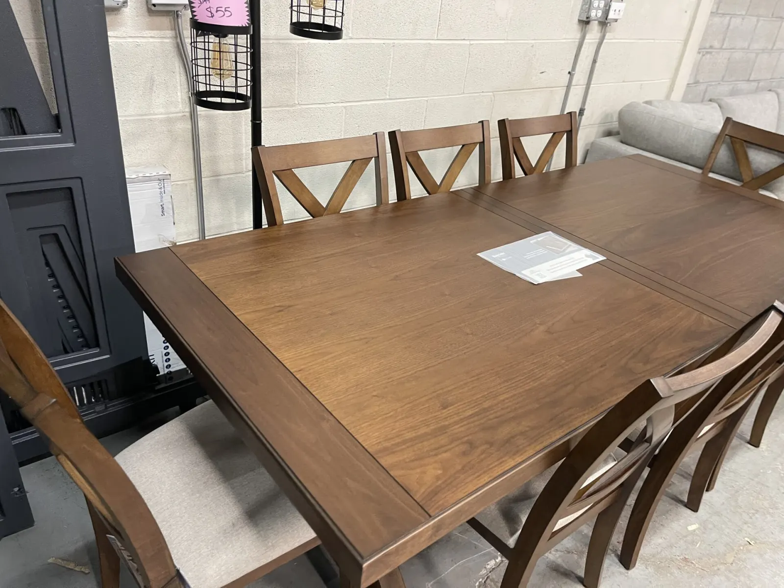 Lathan Dining Table And 8 Chairs 9 Piece Set - Image 4