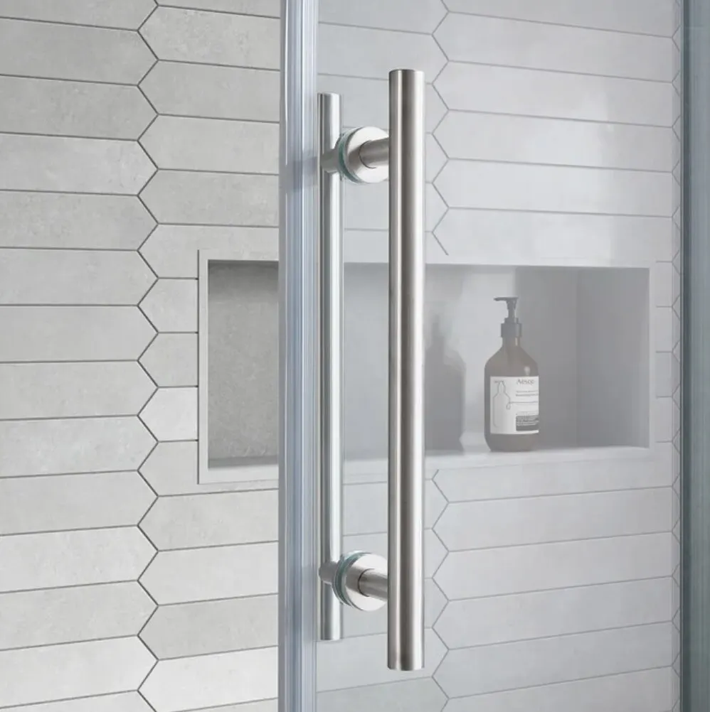 Renfrew 72 Frameless Soft Close Sliding Shower Door - Image 3