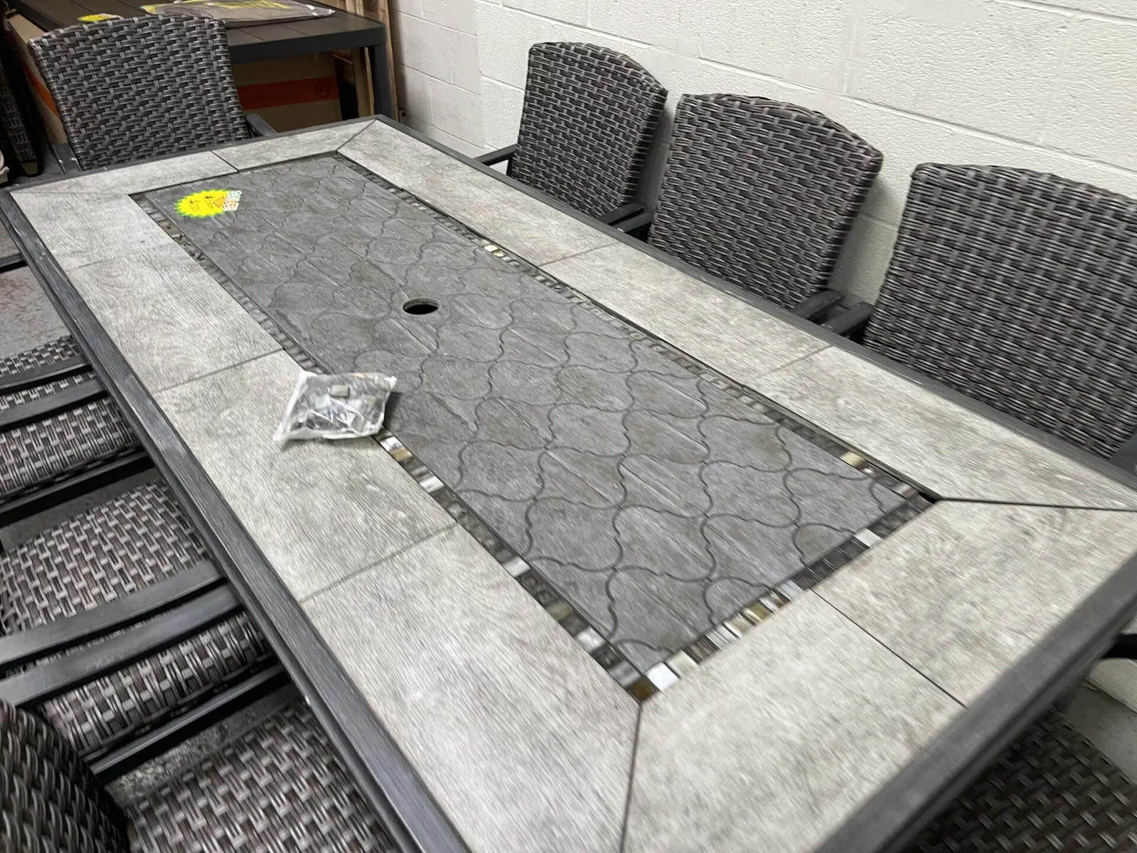 SunVilla Drexel 9-piece Woven Dining Set - Image 3